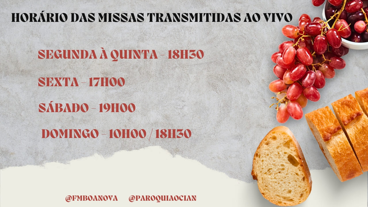 Capa miniatura youtube religioso santa ceia cinza e vinho